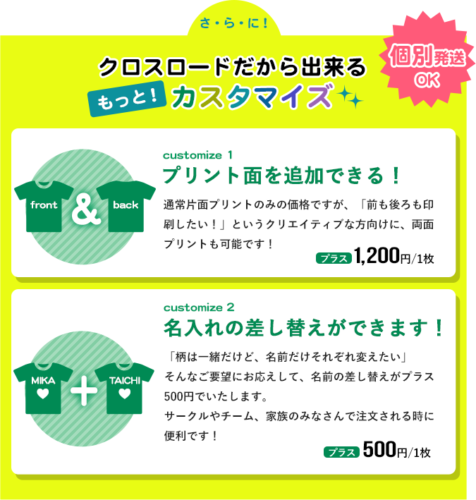 クロスロードだから出来る!もっとカスタマイズ